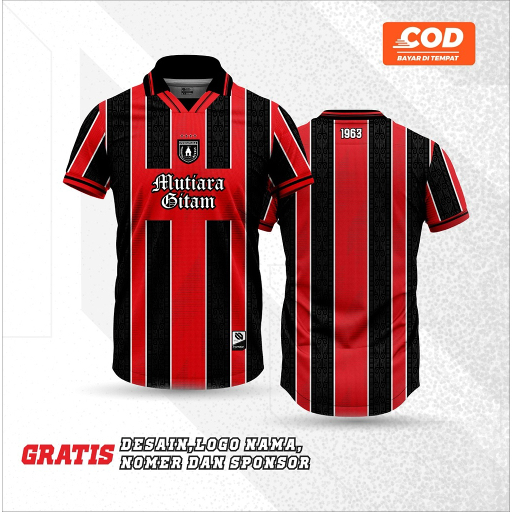 JERSEY PERSIPURA FANTASY MUTIARA HITAM / KAOS PAPUA / BAJU PERSIPURA / KAOS PERSIPURA