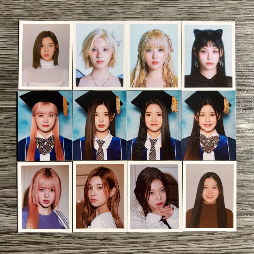 [READY] OFFICIAL NMIXX ID PHOTO LILY HAEWON BAE JIWOO KYUJIN ALBUM AD MARE SEASON'S GREETINGS FANKIT