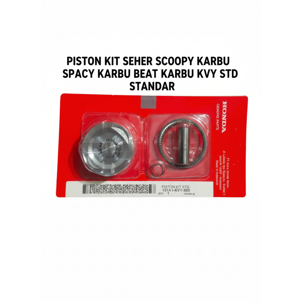 PISTON KIT SEHER SCOOPY KARBU SPACY KARBU BEAT KARBU KVY STD STANDAR