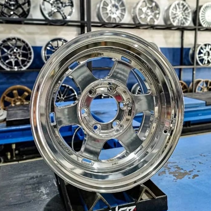 velg mobil chrome r18 te37 cocok pajero fortuner triton hilux