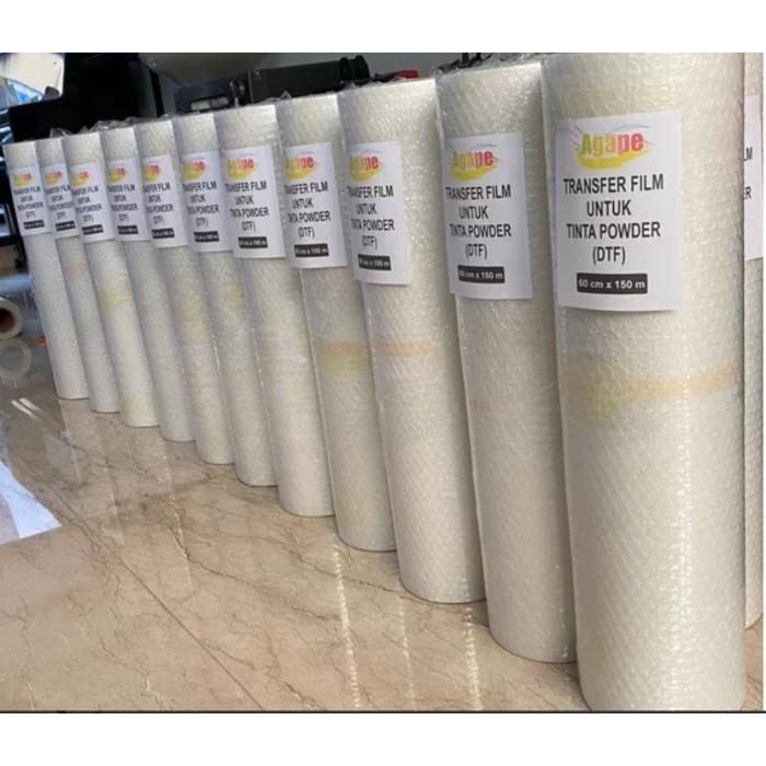 [] PET DTF 60 CM X100 METER COATING SANGAT BAIK
