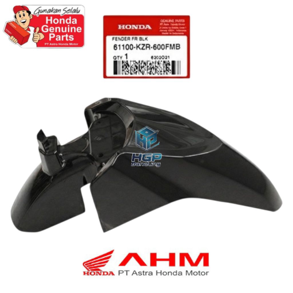 61100-KZR-600FMB Fender Front Spakbor Slebor Depan Vario 125 Old Vario 125 Techno Fi Hitam Original 