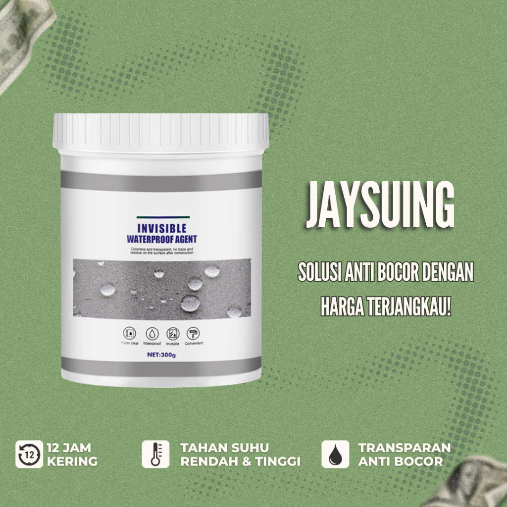 Jaysuing Lem Sealant Gel Aquaproof Anti Bocor Rembes Air Pelapis Penambal Perekat Transparant Bening