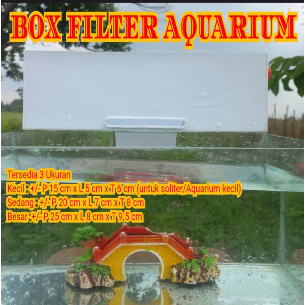 BOX FILTER AIR TERJUN AQUARIUM