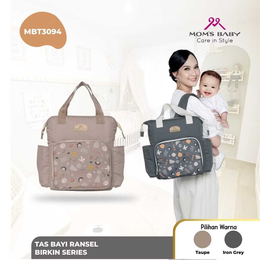 Mom's Baby Tas Bayi Ransel Birkin Series MBT3094