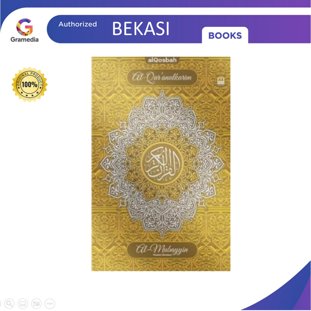 Gramedia Bekasi - AL-QURAN QOSBAH MUBAYYIN A4