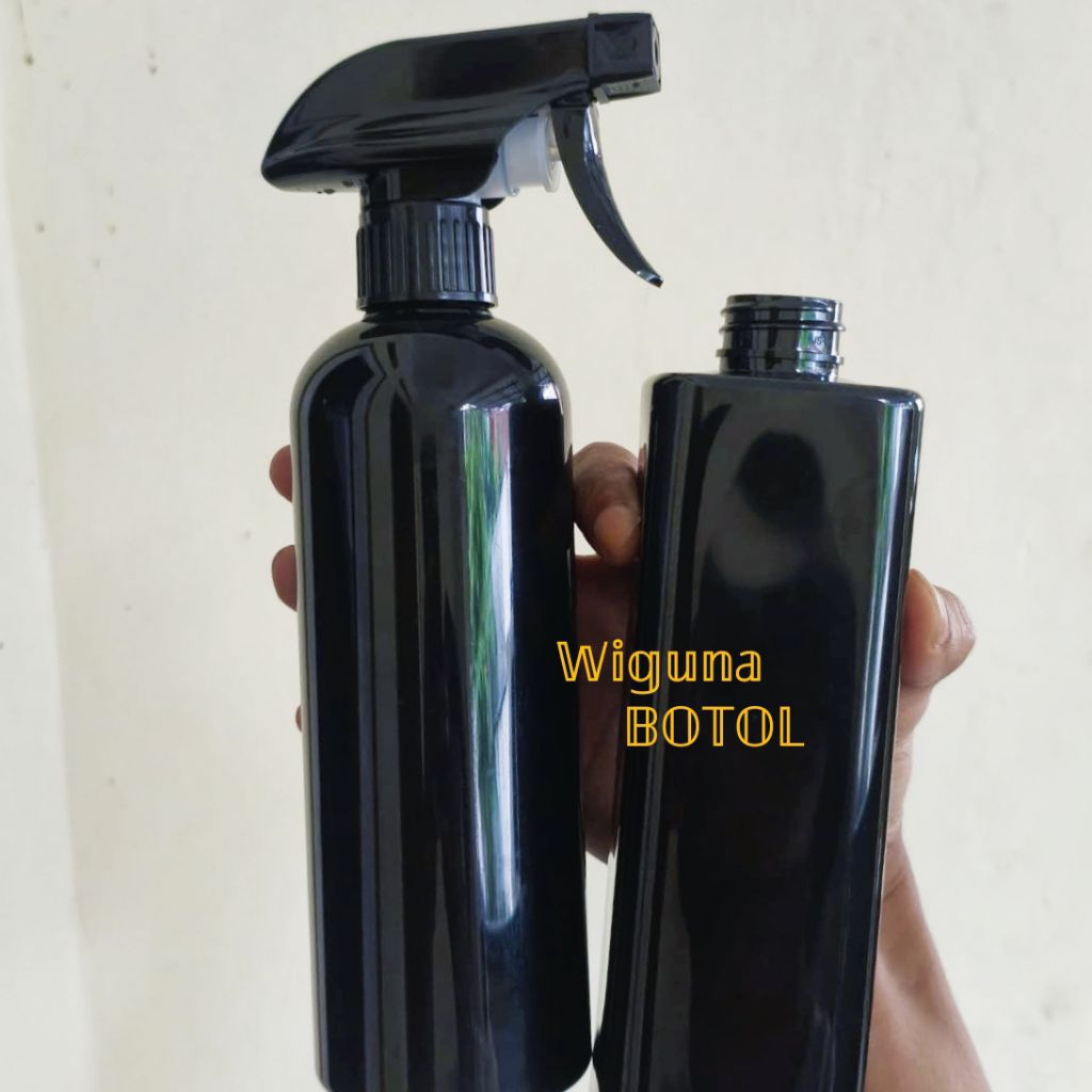 Botol Spray 500ml Luxury Hitam / Botol K-spray 500ml