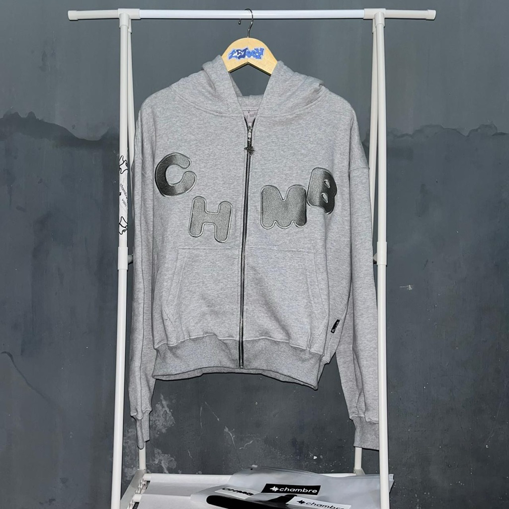 CHMB ZIP MISTY GREY