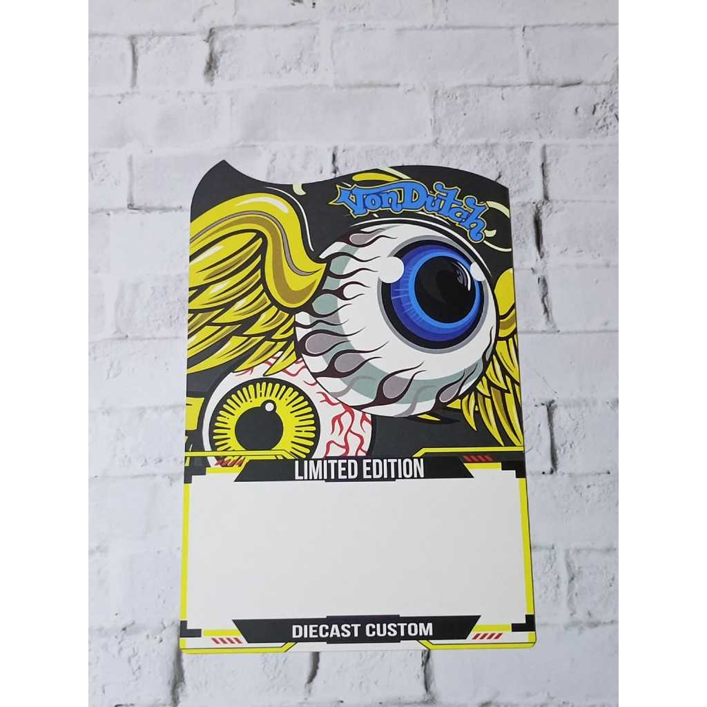 [Custom Card] Blister custom untuk diecast custom Universal tema Von Dutch