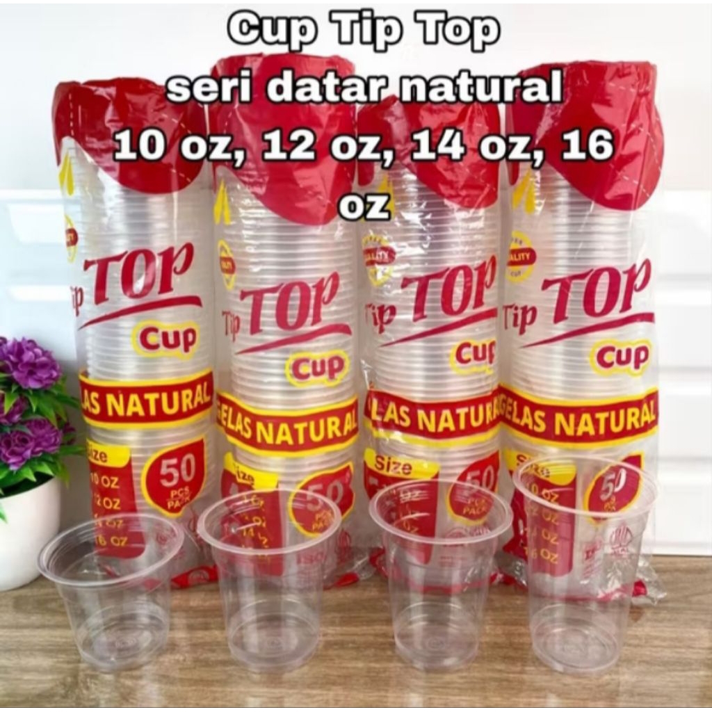 Gelas Plastik Cup TIP TOP