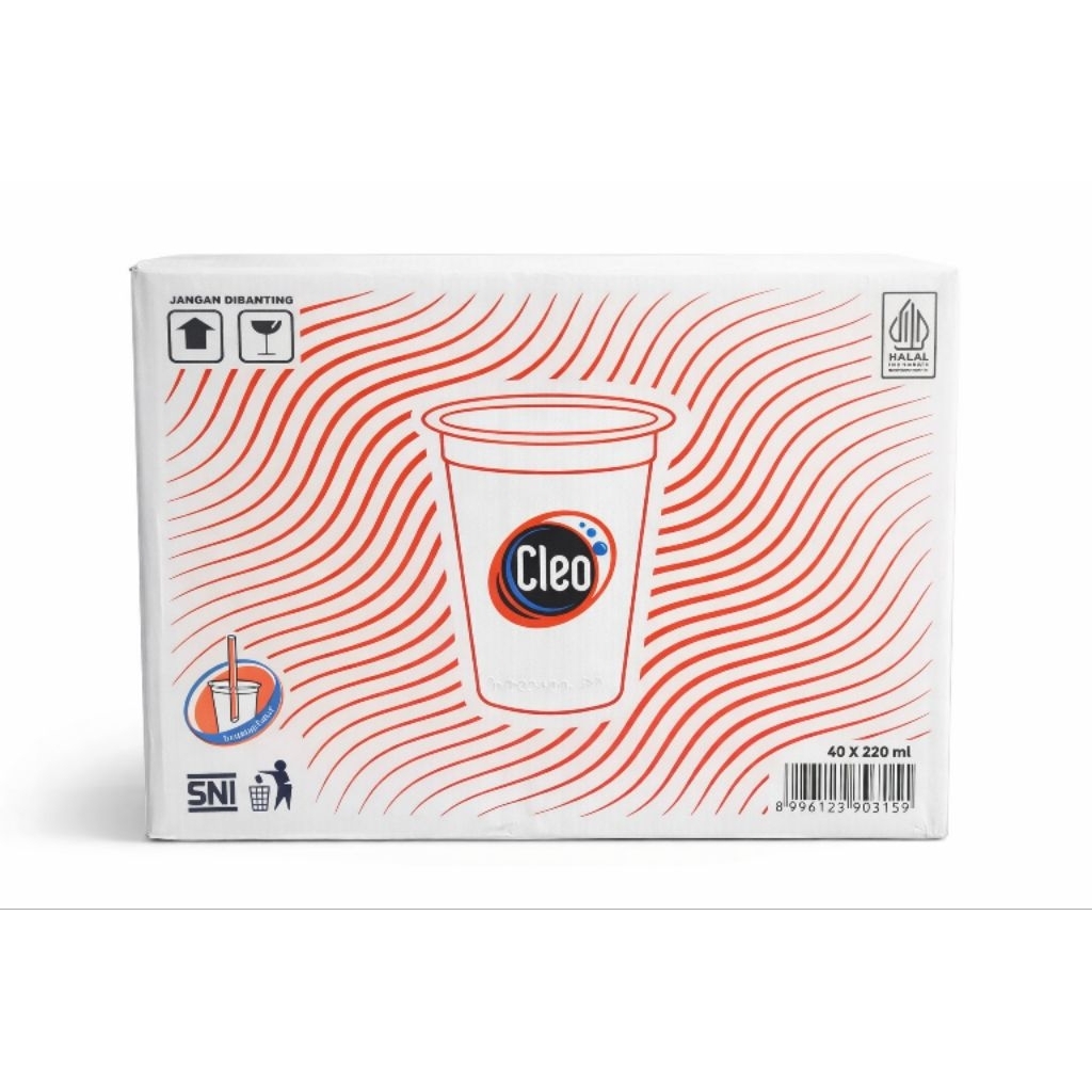 [INSTANS] Cleo Gelas  Air Minum Mineral Kemasan Box / Cup Merk CLEO