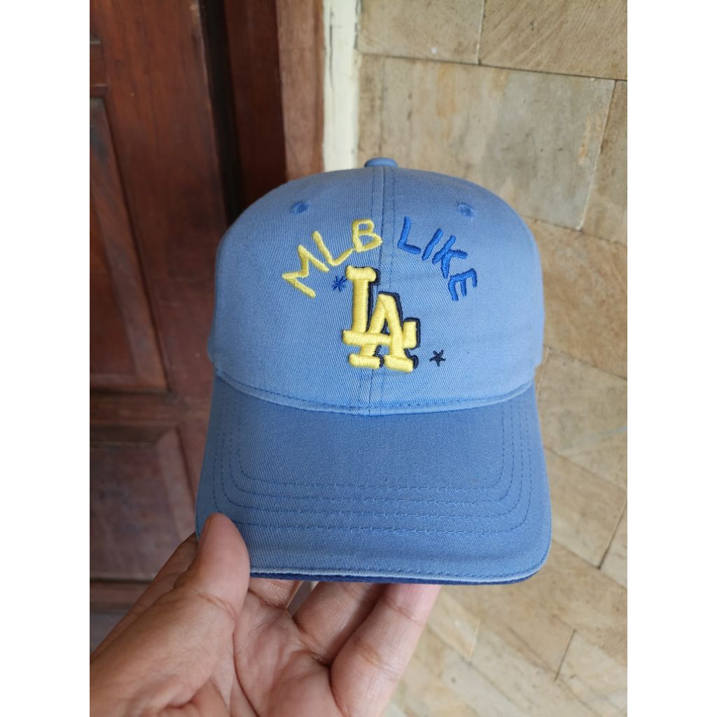 Topi Anak Remaja MLB LA Dodgers Original Fashion Pria/Wanita