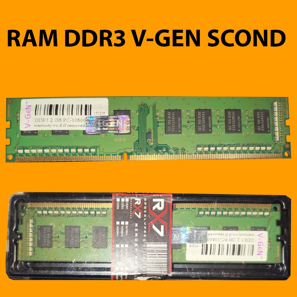 RAM DDR3 DESKTOP 2GB V-GEN