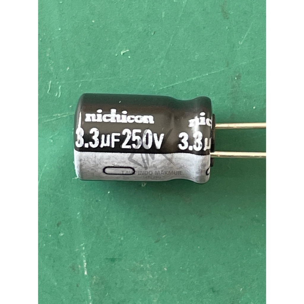 10 BUAH ELCO 3.3UF 250V KAPASITOR 3,3uf 250V CAPACITOR ELKO 33 UF 250 V 250 volt ups