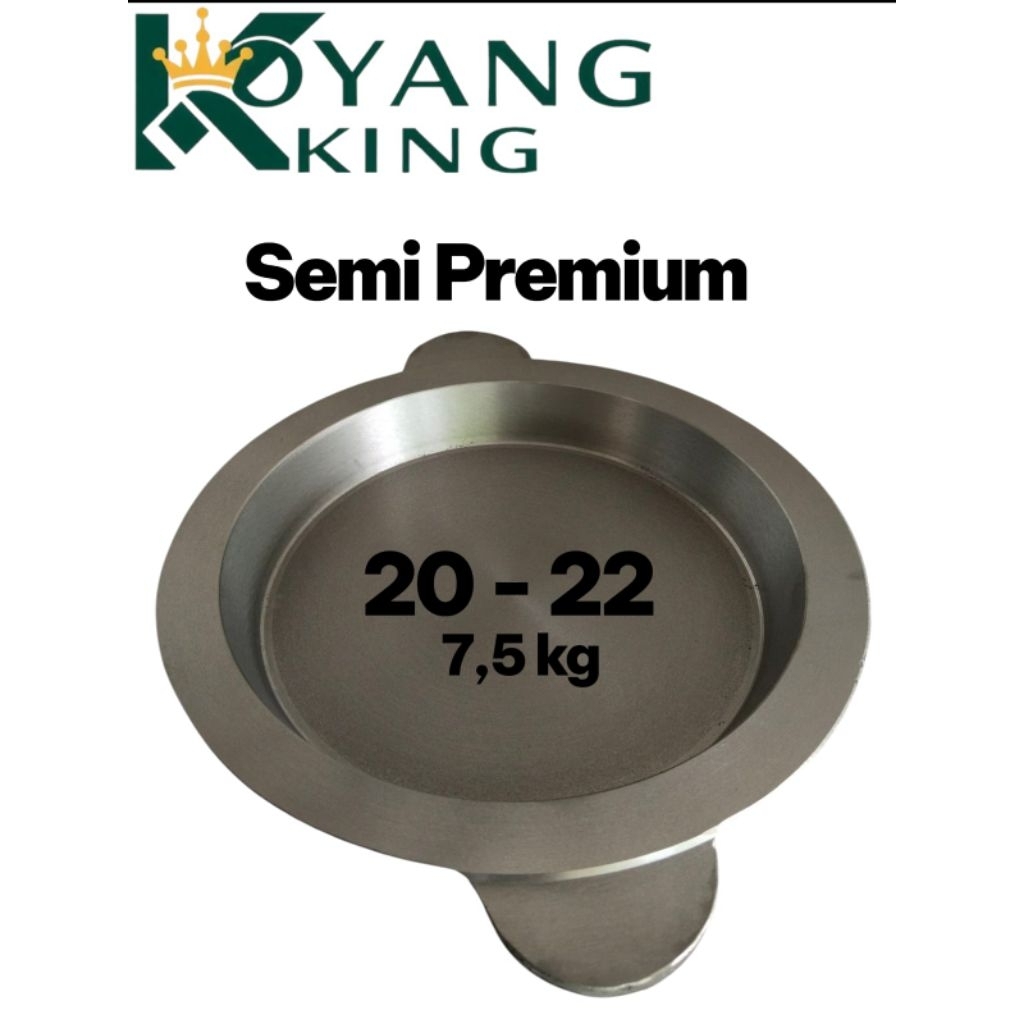 Loyang Martabak Manis Semi Premium 20-22 baja murni Free tutup