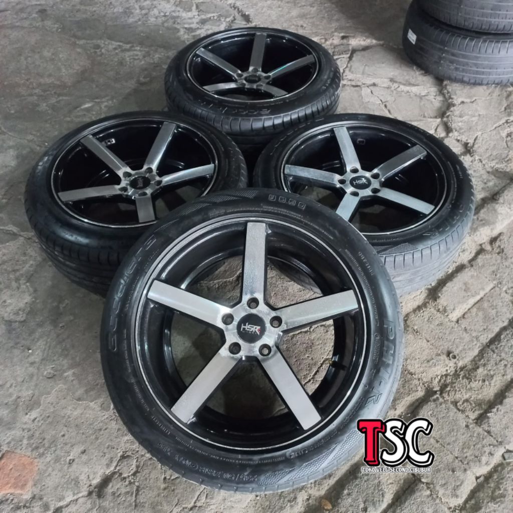 VELG SECOND | HSR NE03 R18 PLUS BAN 235/50 R18 BUAT INNOVA HRV SX4 VOXY ALPHARD S-CROSS BYD M6 AUDI 