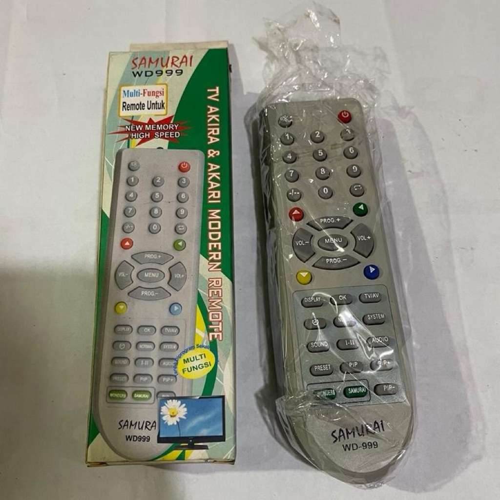 Cuci gudang !! Remot tv tabung Samurai | remot tv tabung