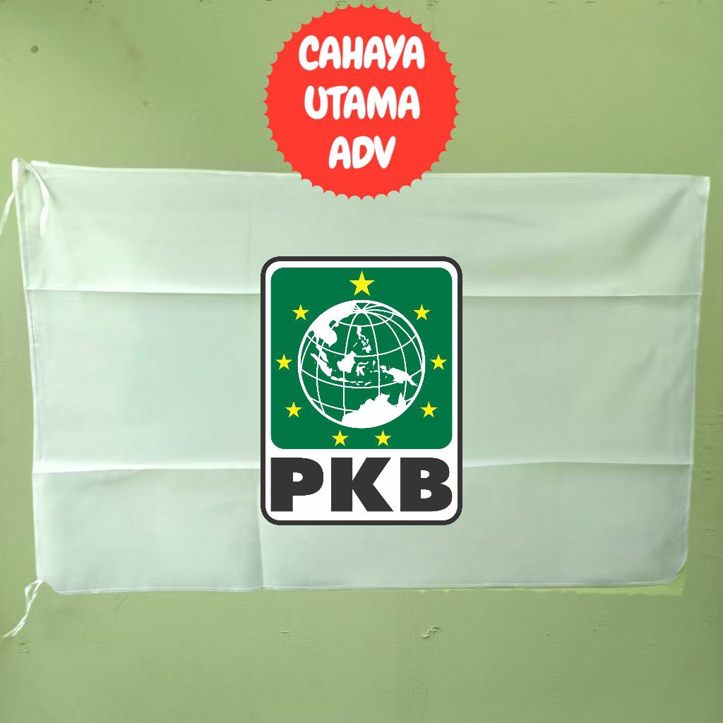 BENDERA PARTAI PKB 60 x 90 / BENDERA PARTAI PKB ( 50 & 100 lembar)