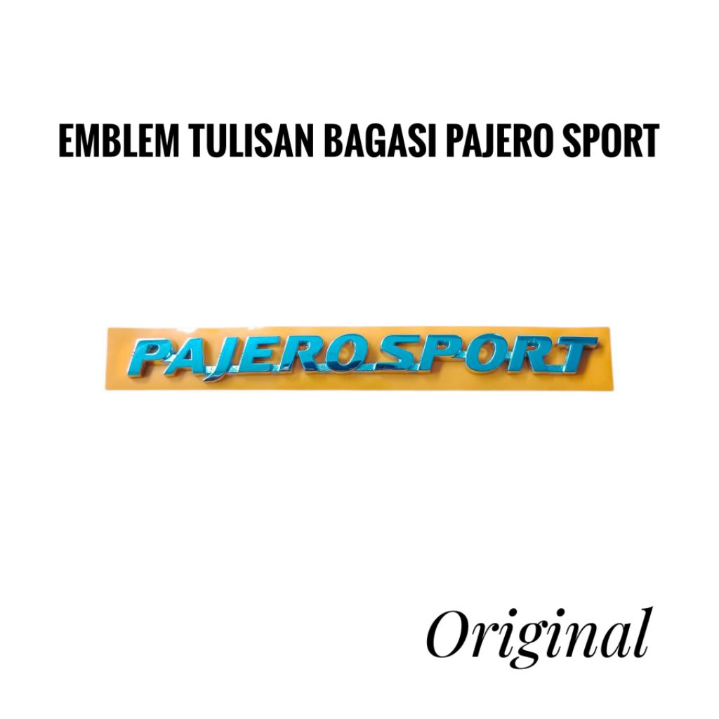Emblem Tulisan Pajero Sport Emblem Bagasi Pajero Sport Emblem Tulisan Bagasi Belakang Pajero Sport O