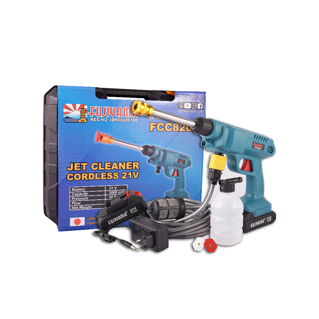 Li Cordless Jet Cleaner 21V FUJIYAMA FCC 820 L