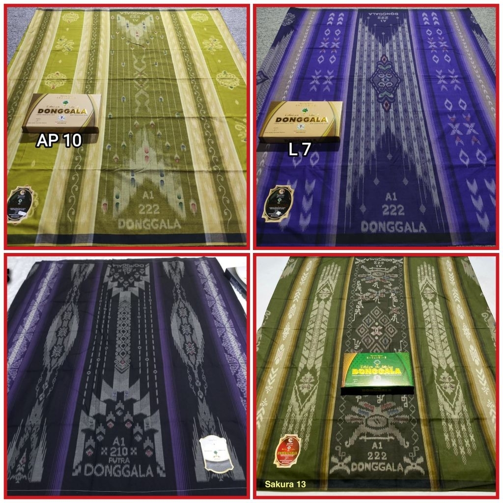 SARUNG DONGGALA PUTRA DONGGALA ORIGINAL A1,SARUNG DEWASA ORIGINAL