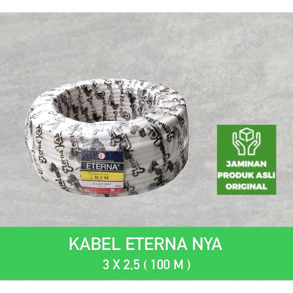 Kabel Eterna 3 x 2,5mm - 100 Meter