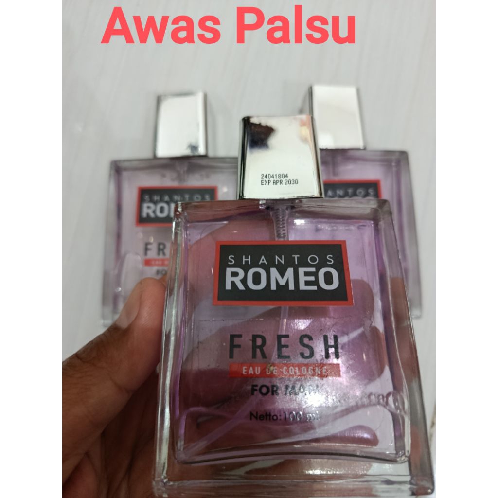 SHANTOS ROMEO FRESH COLOGNE PARFUM MEWAH
