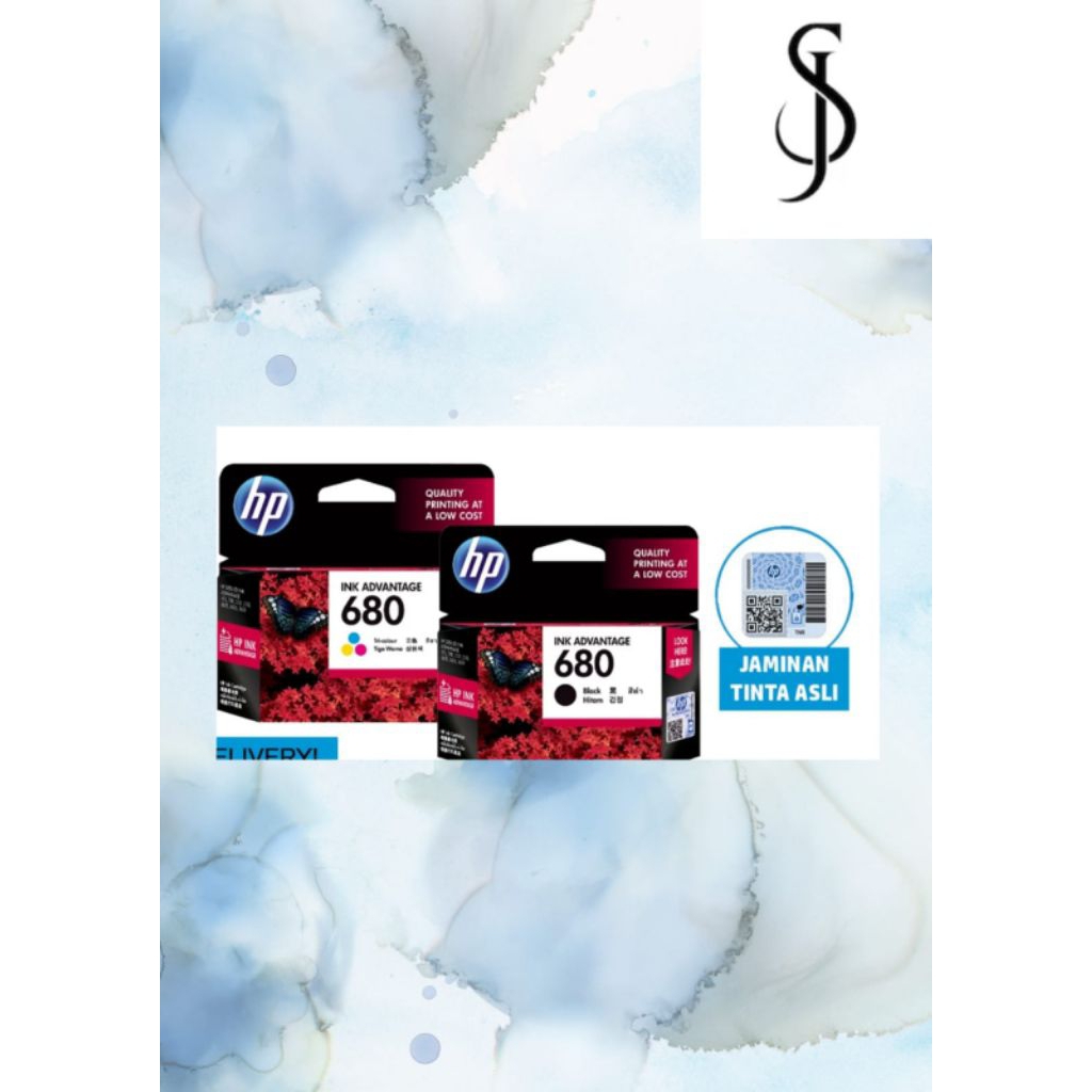 tinta hp 680 colour hp 680 black original