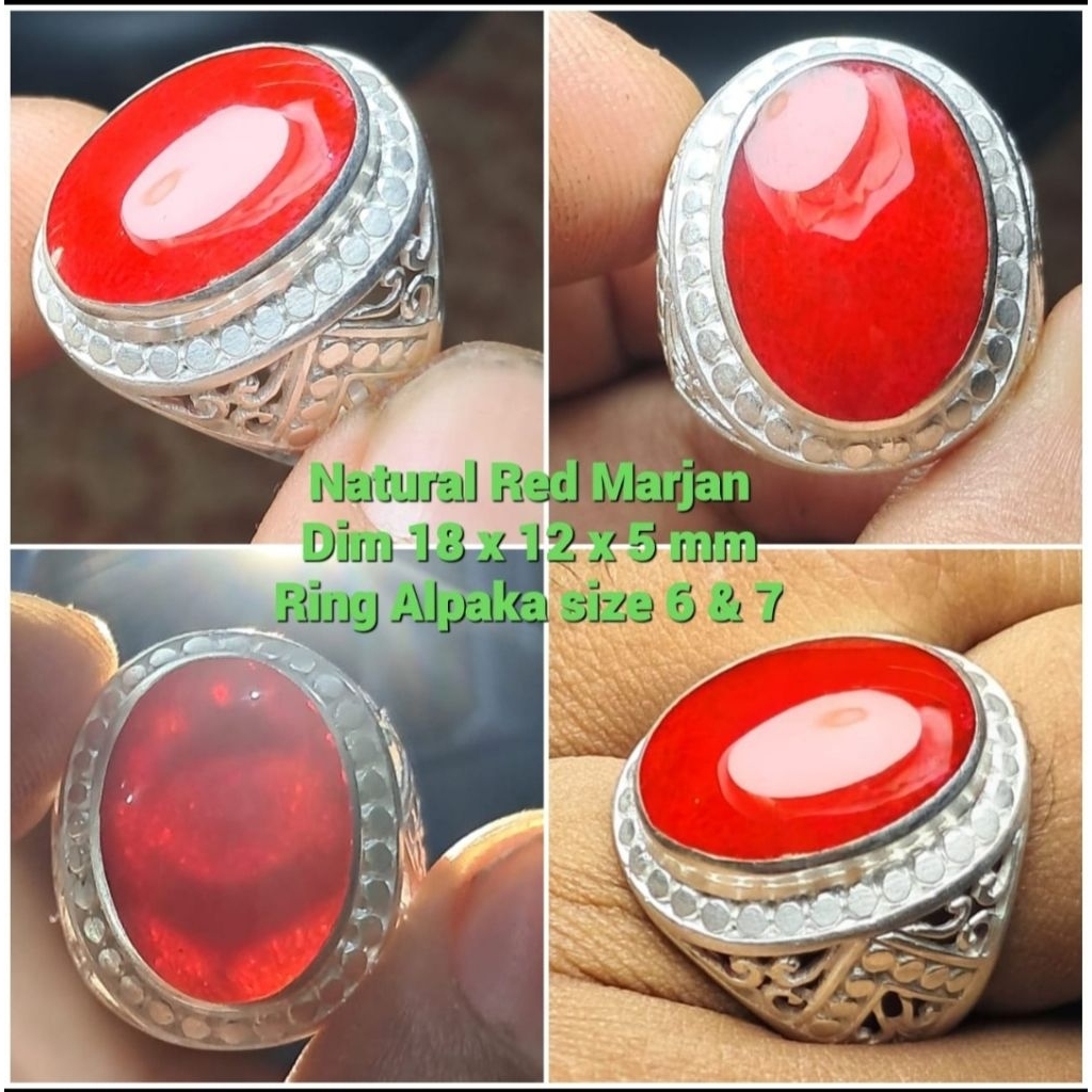 cincin red marjan