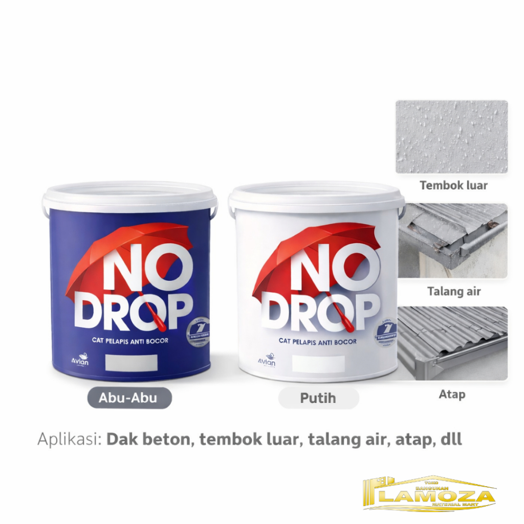 Cat Tembok Waterproofing Anti Bocor No Drop / No Drop Anti Bocor
