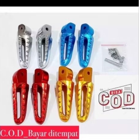 Footstep Step Pijakan Kaki Belakang Variasi CNC Motor Honda Beat Vario Scoopy Spacy Revo