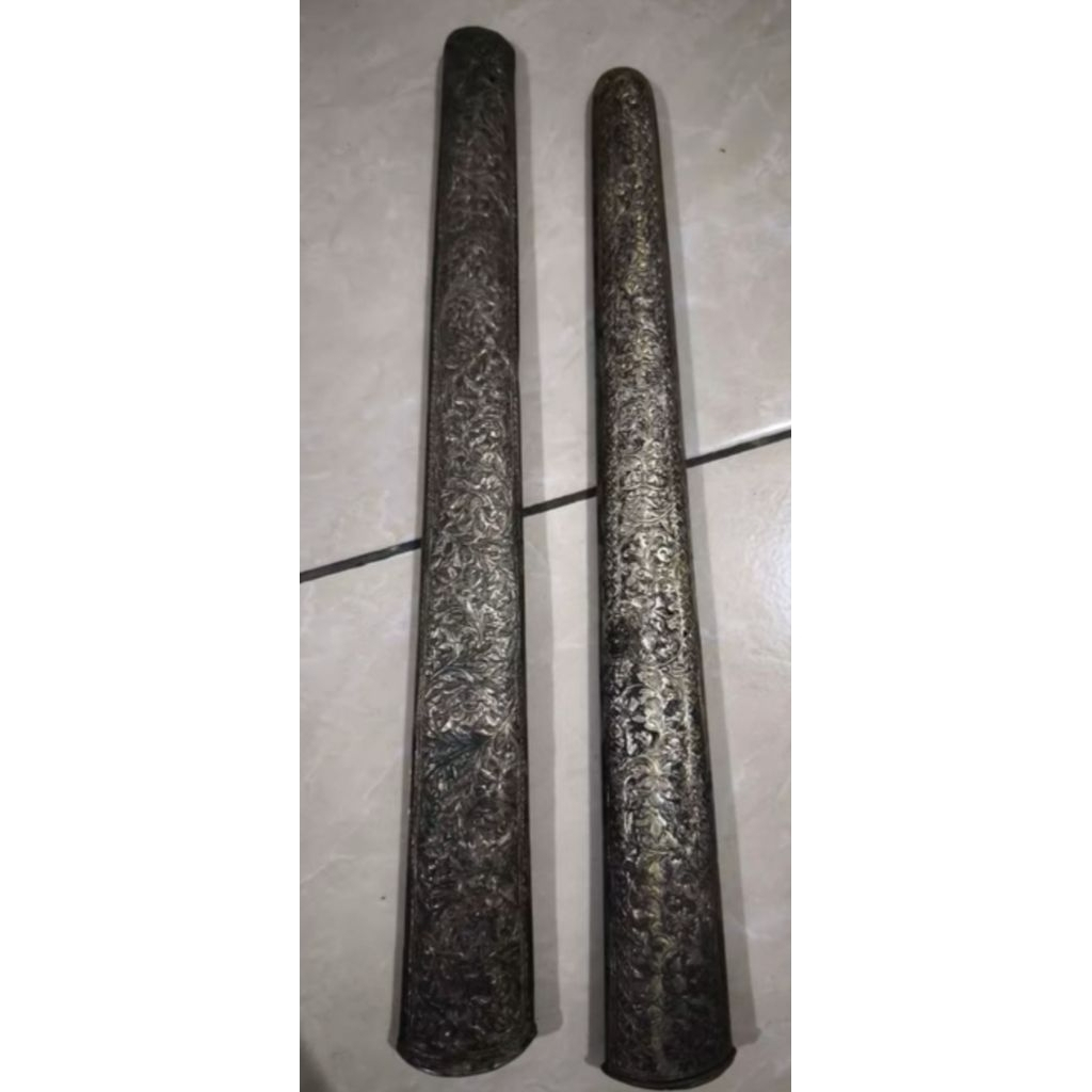 #pendok #keris #slorok #perak logam #silver lama #vintage lawas #pajangan hiasan #antique langka #ko