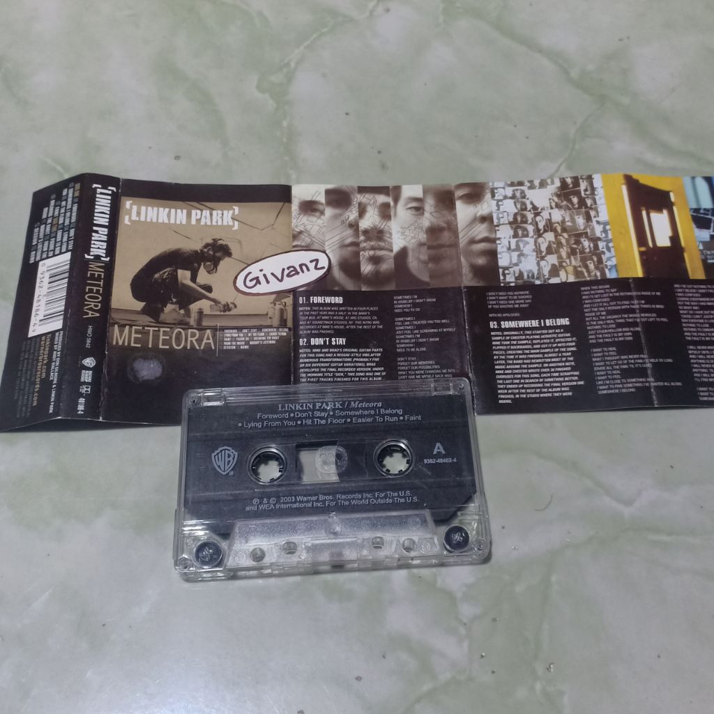 kaset pita LINKIN PARK Meteora