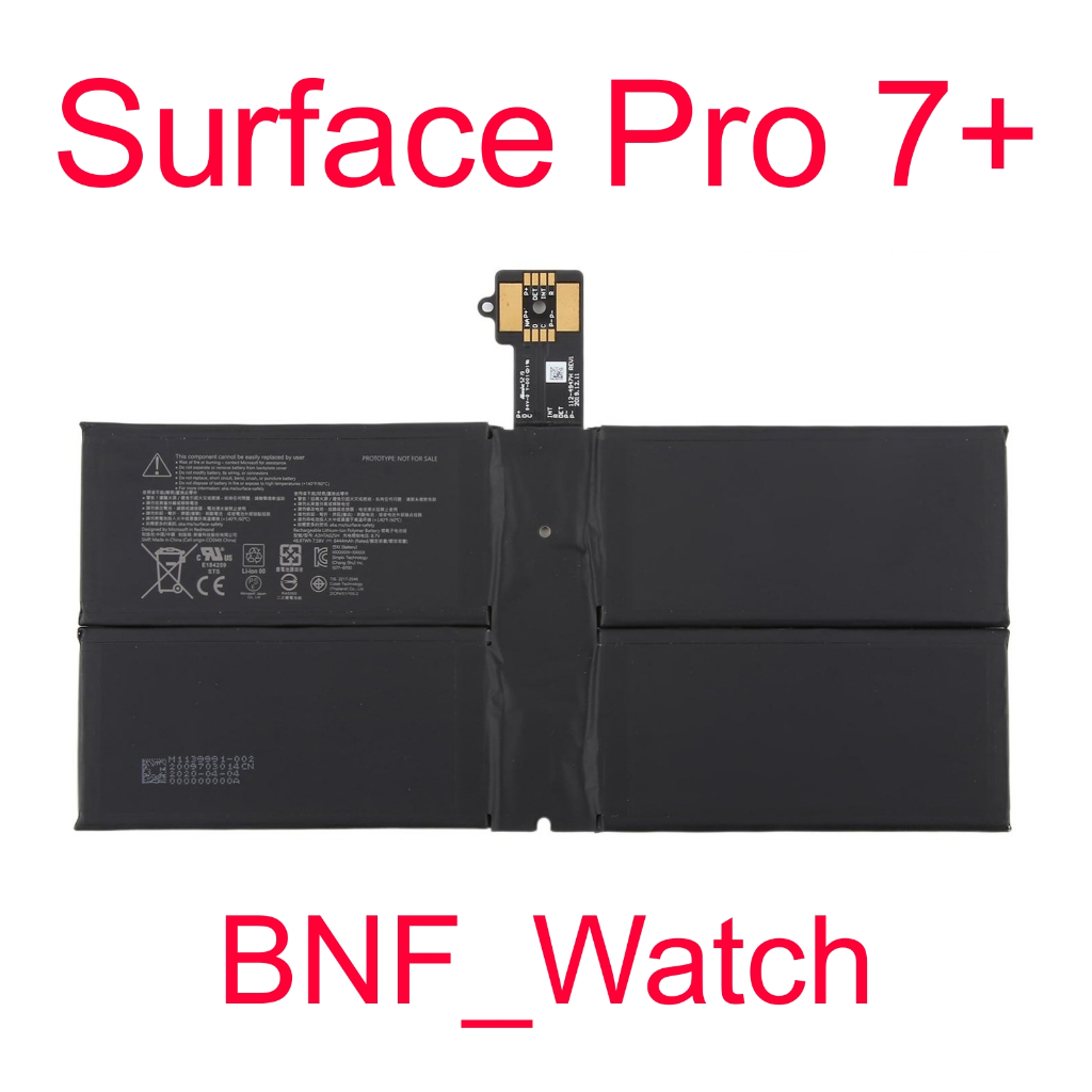 Batre Batrei Batrai Microsoft Surface Pro 7+ / Surface Pro 7 Plus / 1960 / 1961 / G3HTA073H / 6444mA