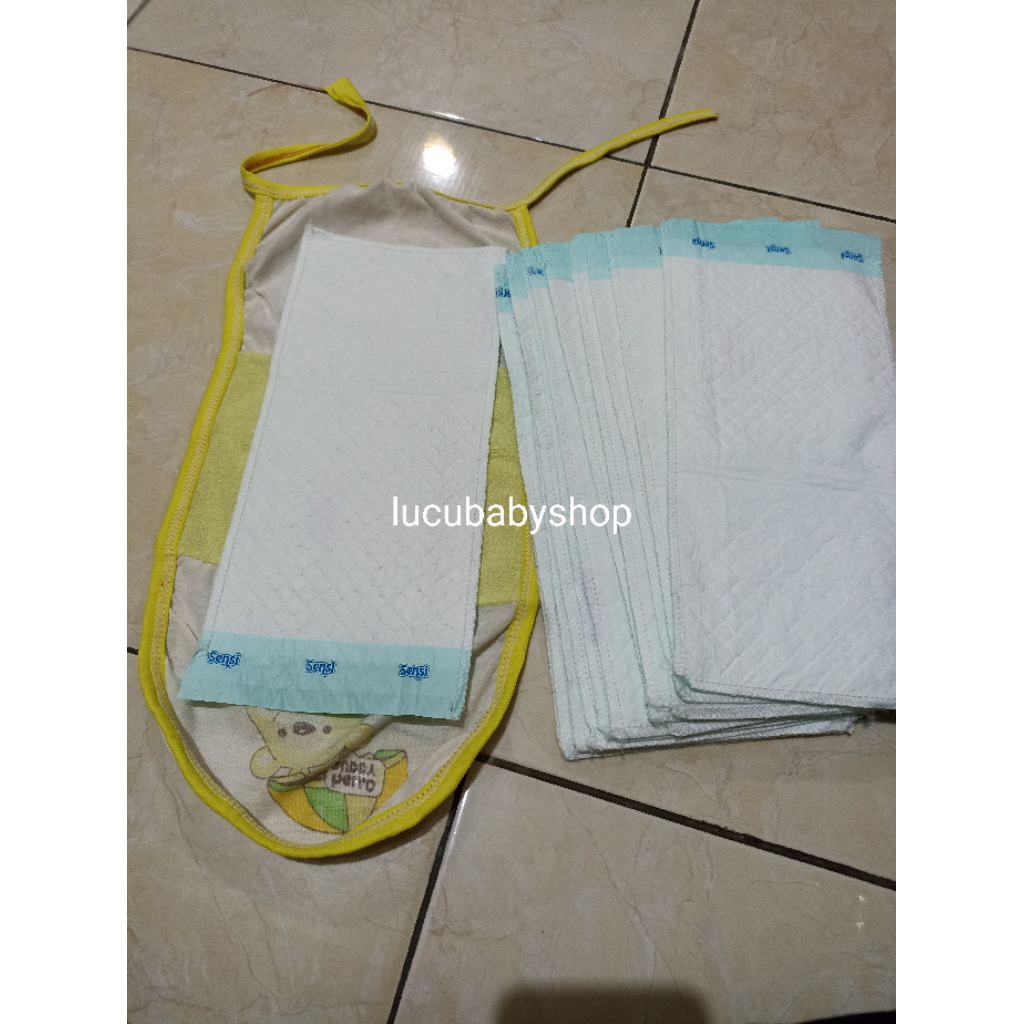underpad bayi baru lahir, insert clodi anti bocor