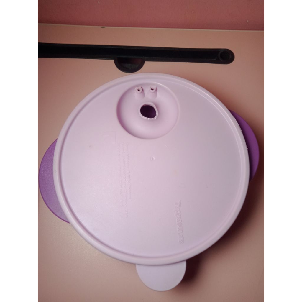 Tupperware PL+Admin lengkap pertutupan cwl ungu, hendel dispenser 8L, cwl biru, oval, tutup Squeeze 