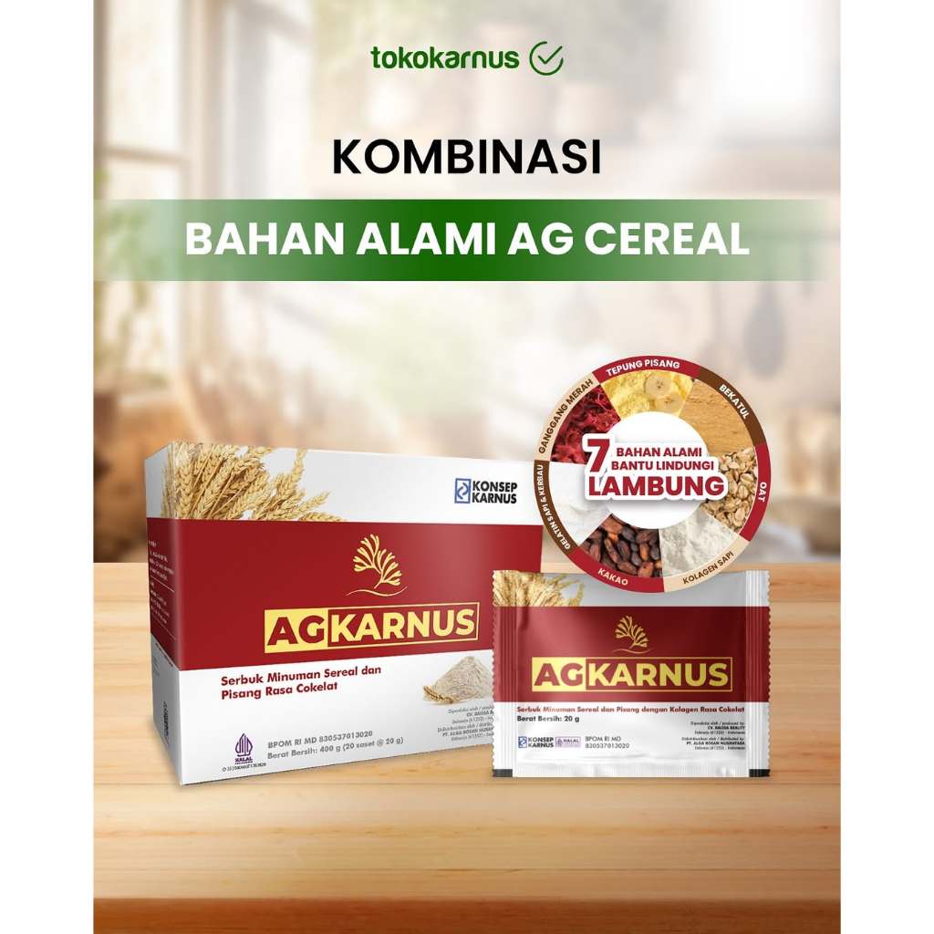 Minuman Sereal Alga Gold AG Kolagen Halal
