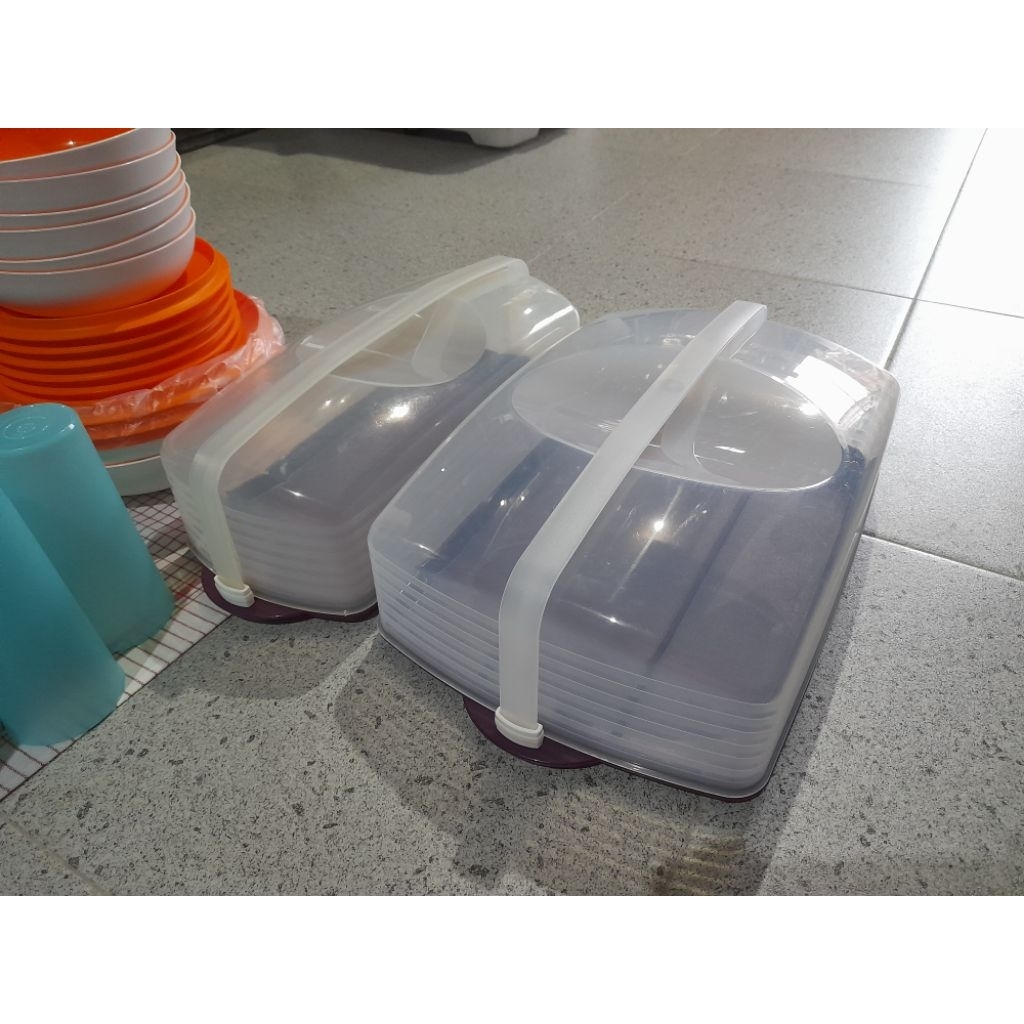 Tupperware Rectangular Cake Taker