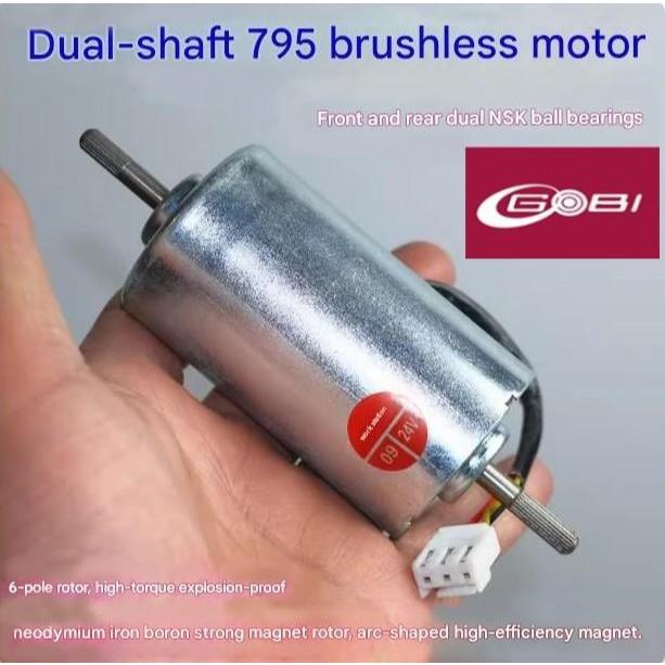Dinamo 795 Brushless Motor Dual-shaft High-torque  with NSK Ball Bearings (795NSK)