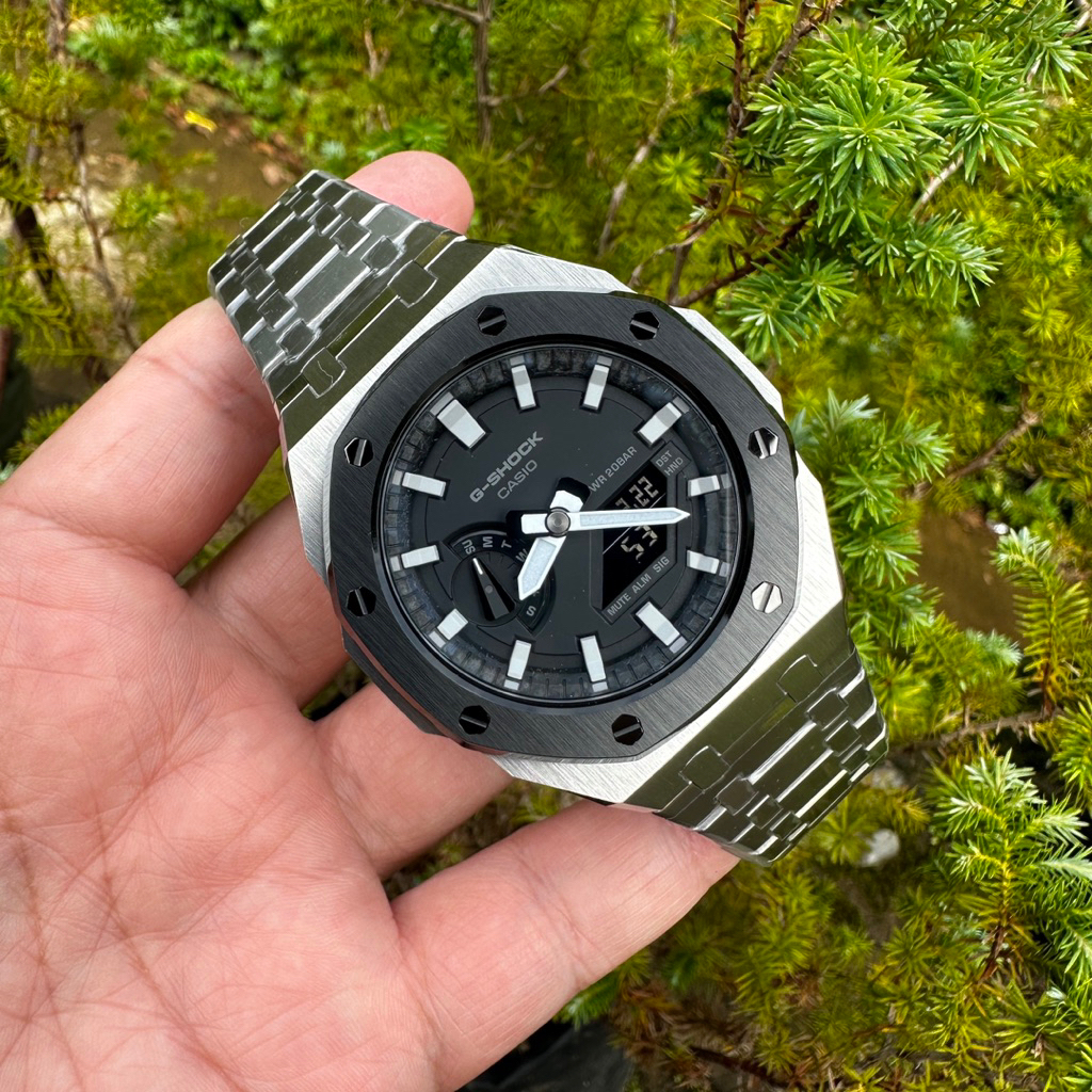 ga2100 custom ga-2100 mod casio gshock ga-2100 casio AP g shock ga-2100 mod bnb metal gen 3 casio oa