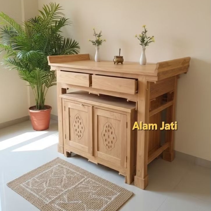 Meja Altar Sembahyang Leluhur Minimalis Klasik