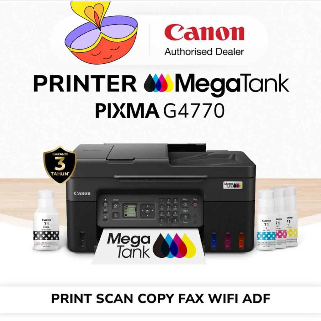 Printer CANON G4770 PSC Garansi Resmi