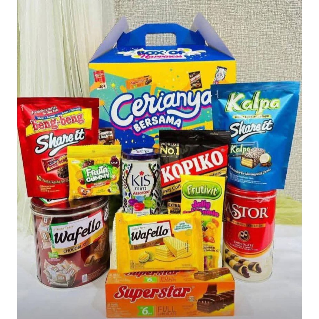 Mayora box of happiness paket cemilan mayora box