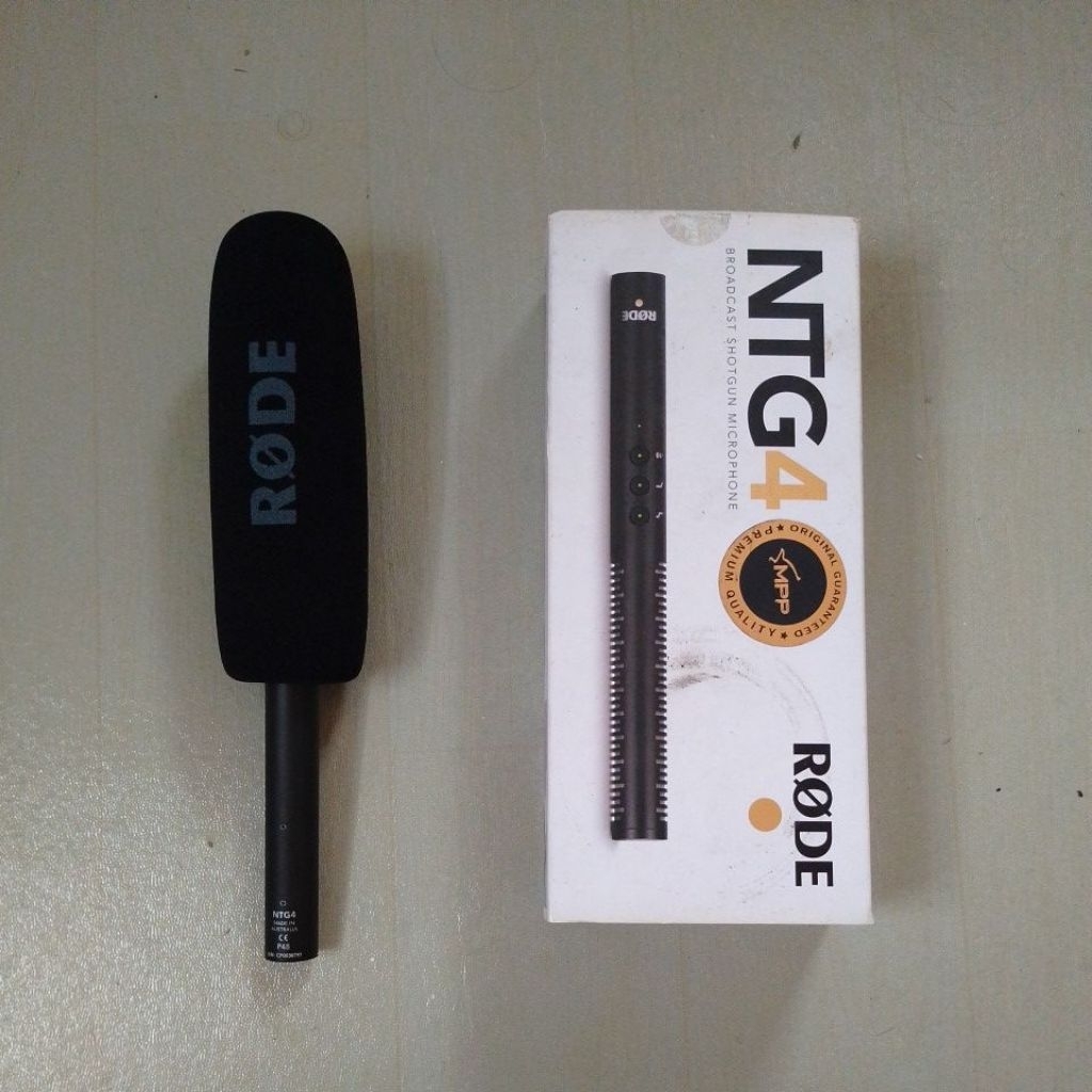 Rode NTG4 Broadcast Shotgun Microphone / Mic Shoting / Mic Audio Film / Mic Shotgun Dokumenter & Cin
