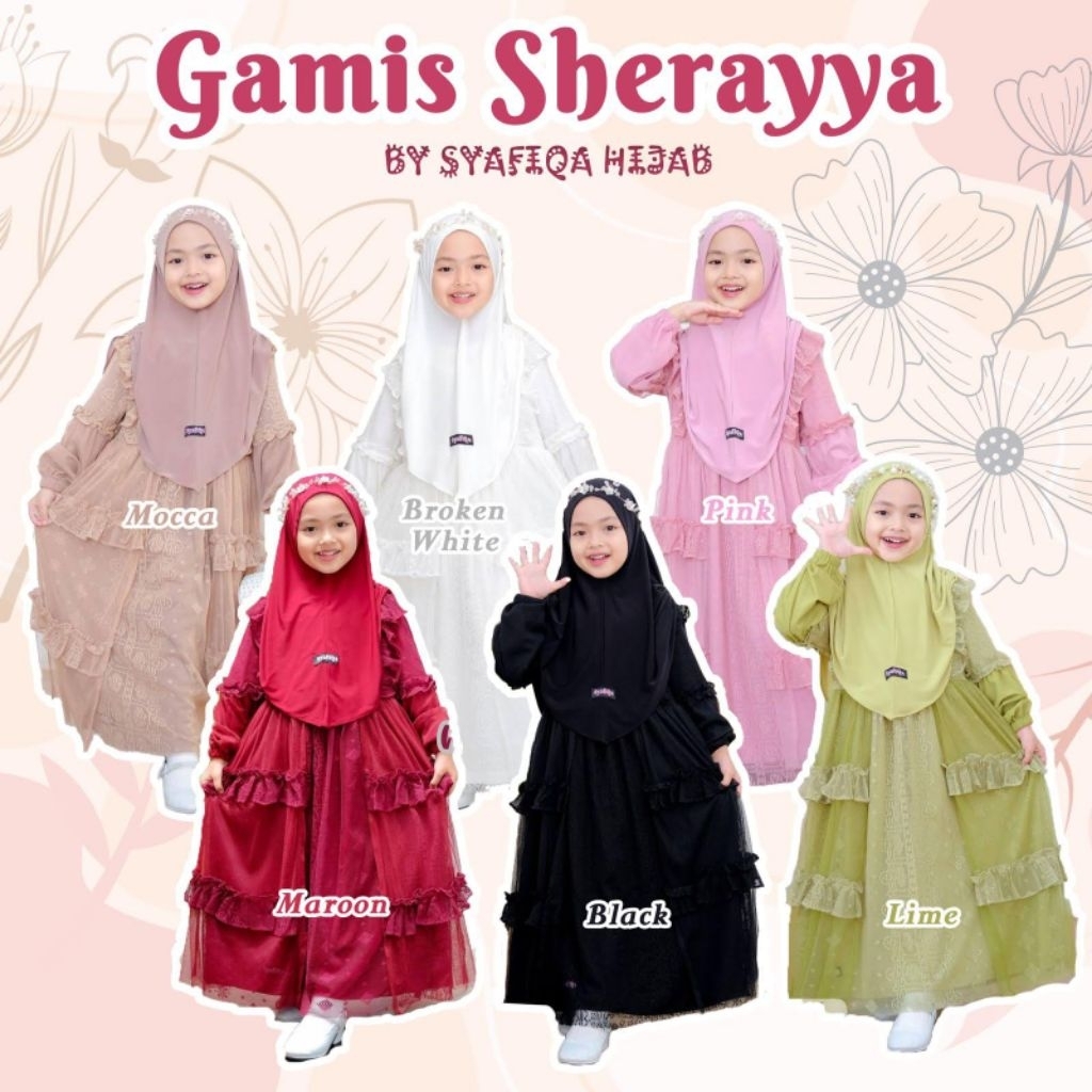 Gamis Anak Sherayya By Syafiqa Hijab