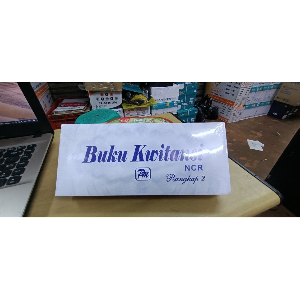 Buku Kwitansi 2 ply NCR merk PM