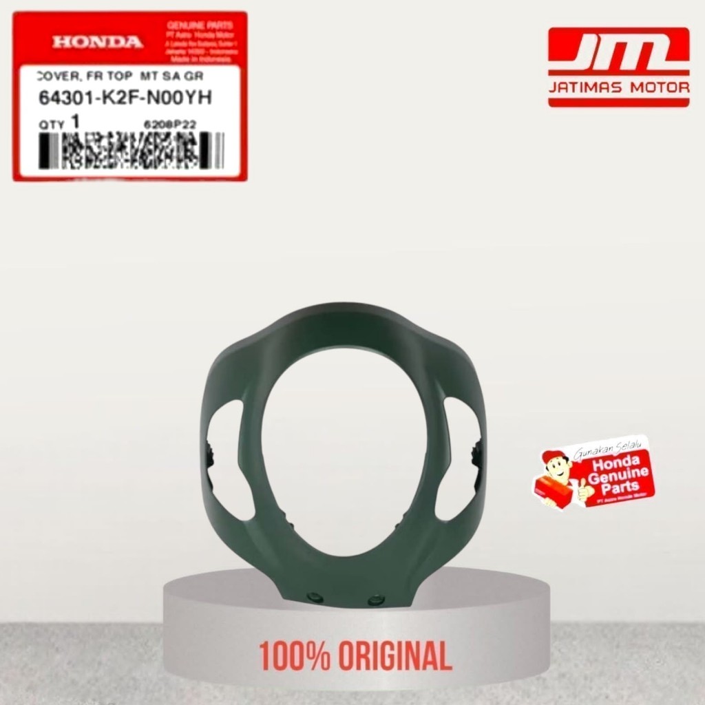 64301-K2F-N00YH Cover Tameng Depan Hijau Doff Honda Scoopy K2F