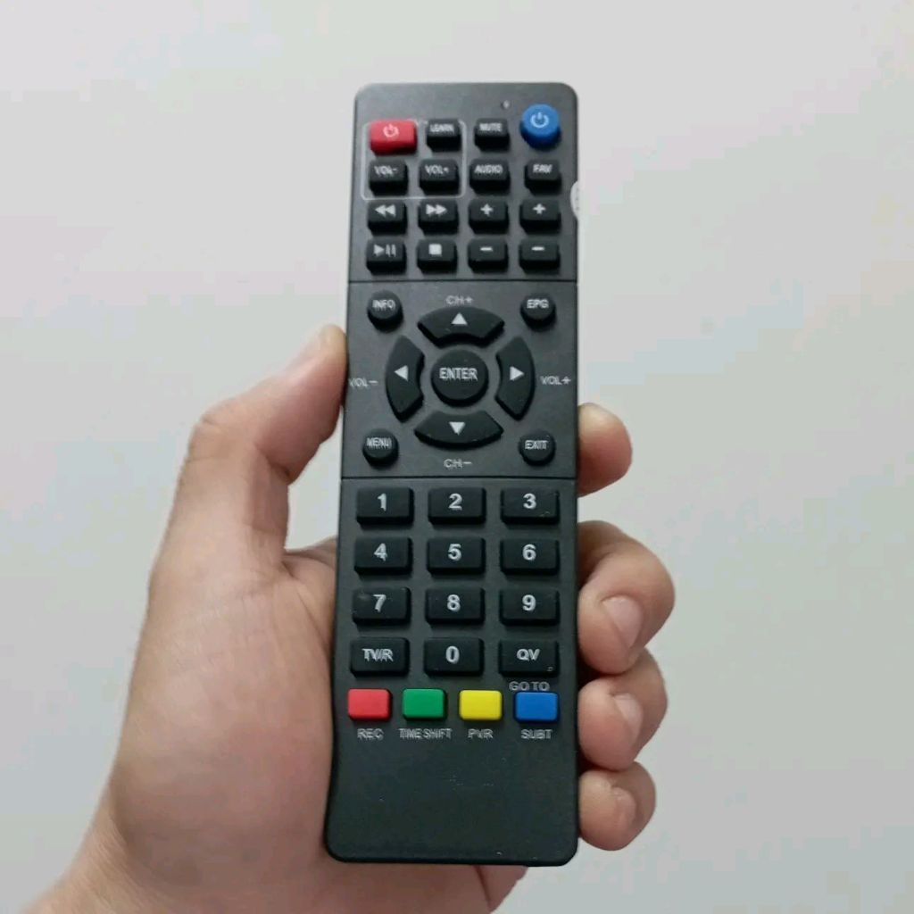 Remote Remot STB Digital TV DVB-T2 Universal Tanpa Setting Polytron PDV600 PDV610 PDV620 Set Top Box