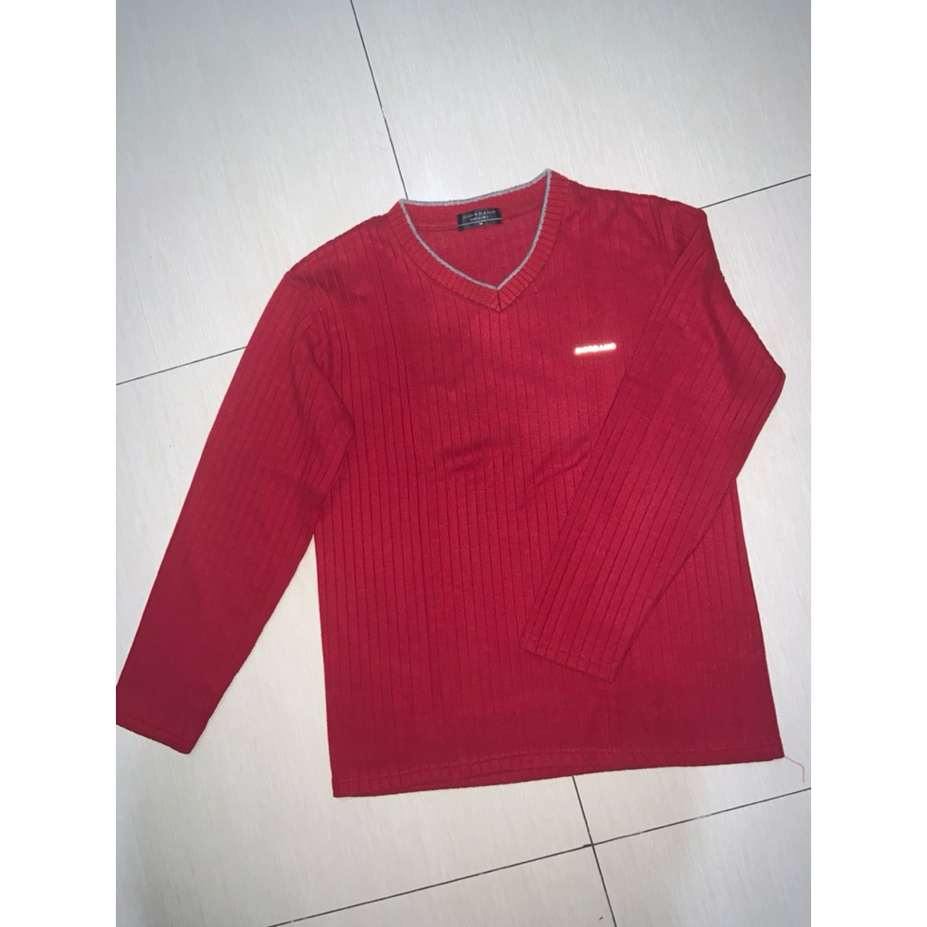 Sweater Baju Lengan Panjang Unisex Pria Wanita Giordano - Preloved
