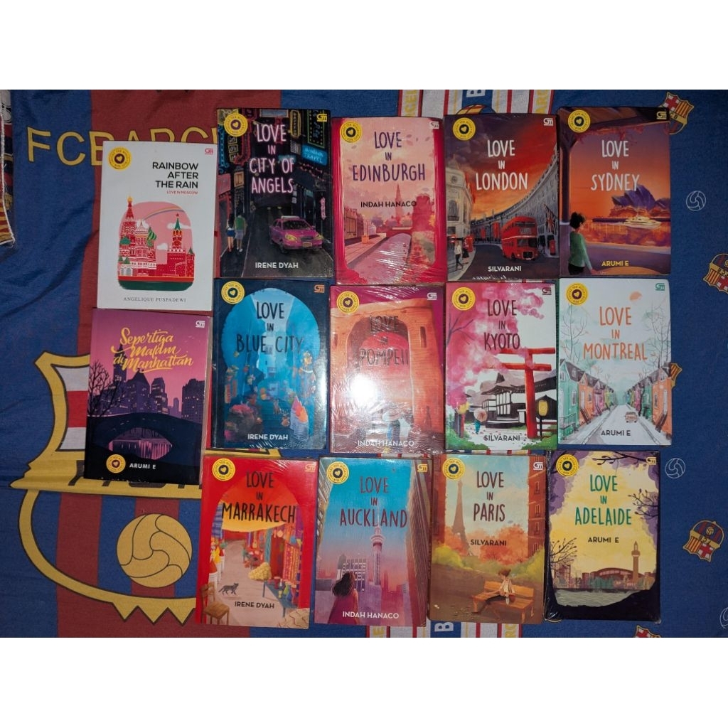 ORI SEGEL NOVEL AROUND THE WORLD WITH LOVE SERIES ORIGINAL SILVARANI IRENE DYAH ARUMI E INDAH HANAKO